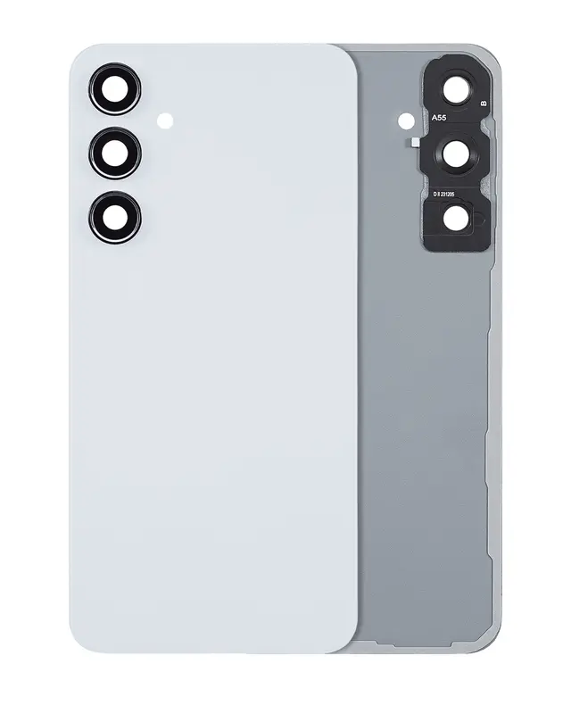Vitre arrière pour Samsung Galaxy A55 5G (A556 / 2024) (sans logo, compatible premium, Iceblue)