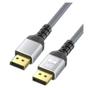 Câble DisplayPort Mâle vers Mâle Nylon Tressé 8K - 2m