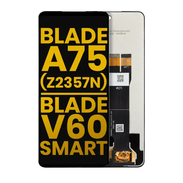 Écran LCD sans châssis pour ZTE Blade A75 5G (Z2357N) / ZTE Blade V60 Smart (reconditionné, toutes couleurs)