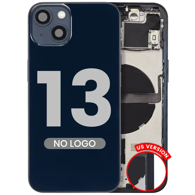 Châssis pour Apple iPhone 13 (version US, compatible premium, minuit)