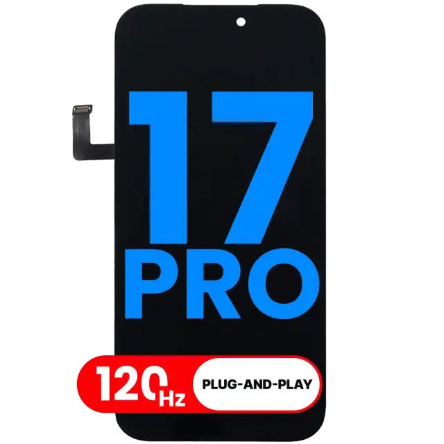 Écran pour Apple iPhone 17 Pro (Aftermarket: AQ7 3.0) (120HZ)