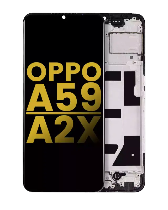 Écran LCD avec châssis pour OPPO A59 / A2X (reconditionné, toutes couleurs)