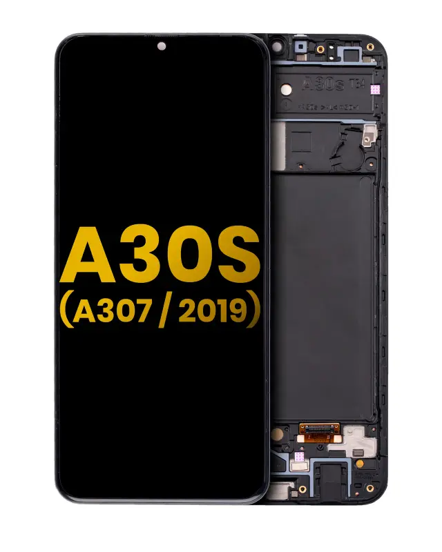 Écran OLED avec châssis pour Samsung Galaxy A30s (A307 / 2019) (reconditionné, toutes couleurs)