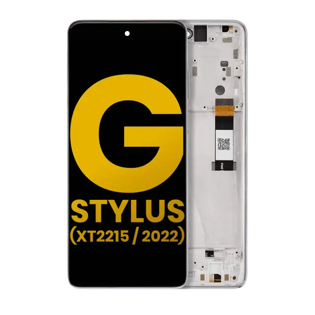 Écran LCD avec châssis pour Motorola Moto G Stylus 5G (XT2215 / 2022) (reconditionné, Seafoam Green)
