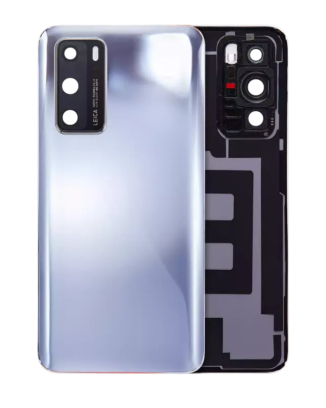 Vitre arrière pour Huawei P40 (Silver Frost)