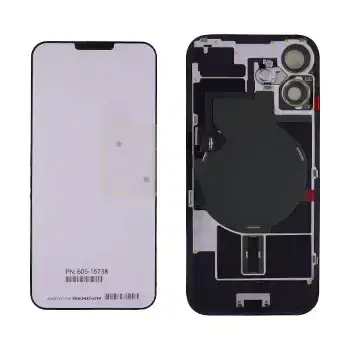 Vitre arrière avec MagSafe, NFC et nappe flash pour Apple iPhone 16 (origine, turquoise)