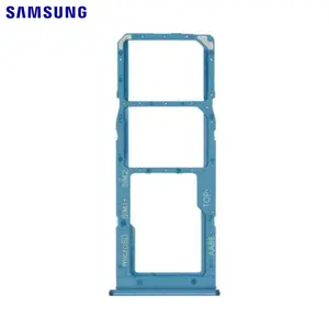 Tiroir SIM Original Samsung Galaxy A12 A125/Galaxy A12 Nacho A127 GH98-46124C Bleu