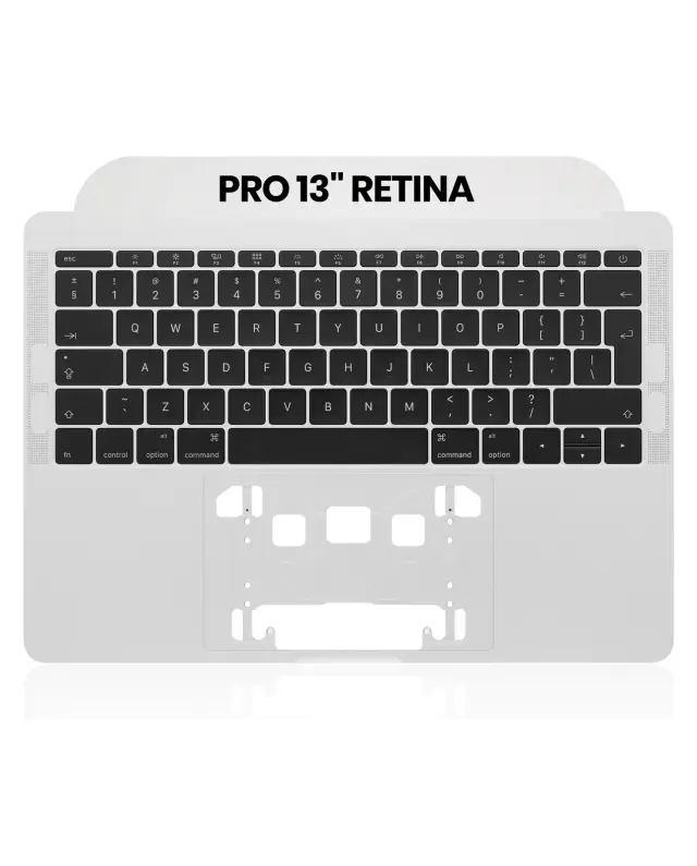 Châssis supérieur avec clavier ISO UK pour Apple MacBook Pro 13" A1708 (2016-2017) (OEM New, argent)