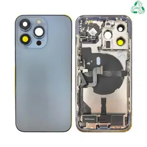 Coque de Réparation Complète Aftermarket (PIEC) Apple iPhone 13 Pro Bleu Clair