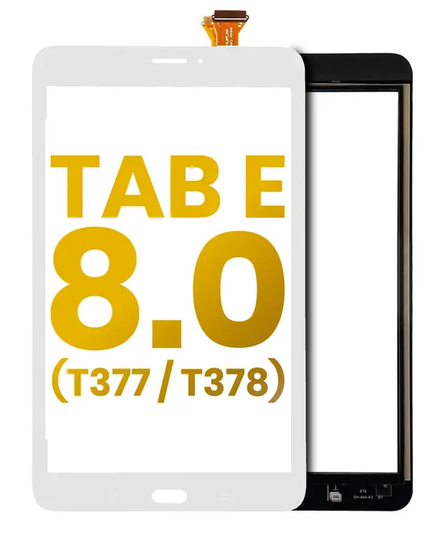 Vitre tactile pour Samsung Galaxy Tab E 8.0" (T375 / T377 / T378) (2016) (blanc)