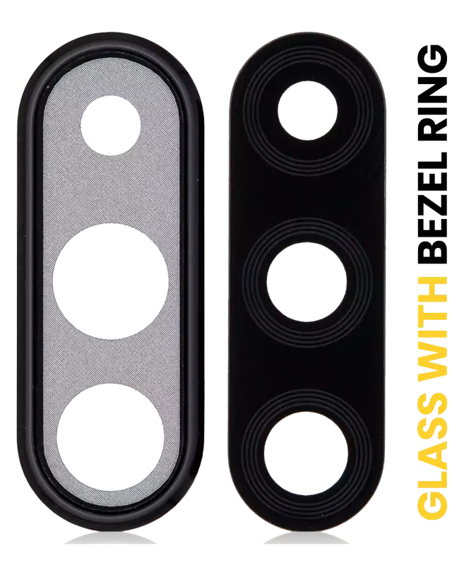 Vitre de caméra arrière avec anneau pour Huawei P30 Lite (Midnight Black) (4GB RAM)