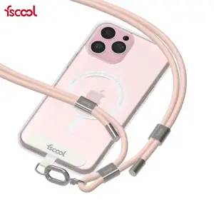 Tour de Cou Universel pour Smartphone fscool PL2 (1.5m) Rose