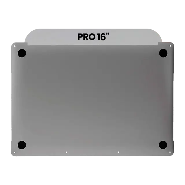 Coque inférieure pour Apple MacBook Pro 16" A2485 (2021) (M1 Pro / M1 Max) (origine neuve, gris sidéral)