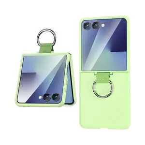 Coque de Protection avec Anneau Z-FL2 Samsung Galaxy Z Flip 8 F776 Vert Clair