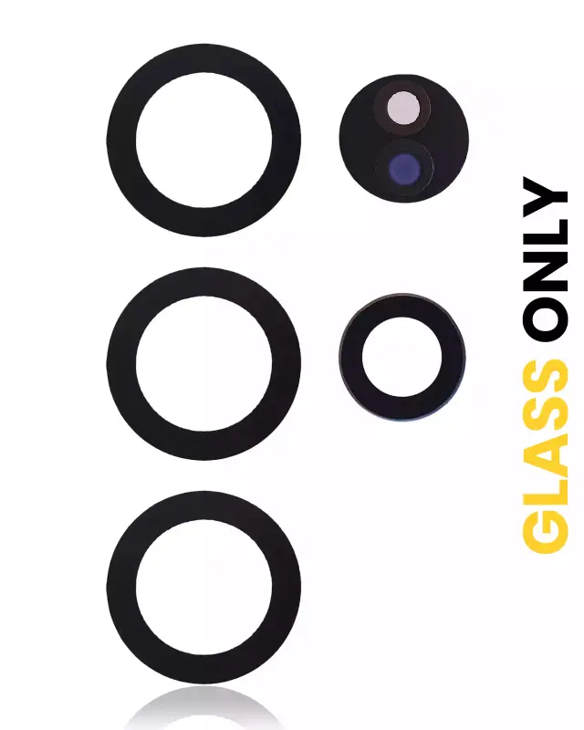 Lentille de caméra arrière avec adhésif pour Samsung Galaxy S22 Ultra 5G (lot de 10)
