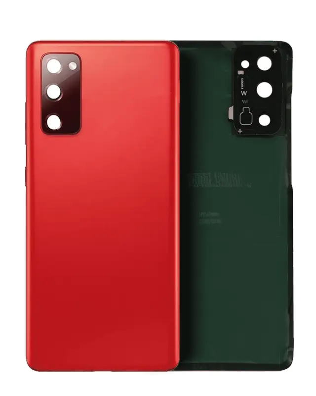 Vitre arrière pour Samsung Galaxy S20 FE (pack service origine, Cloud Red)