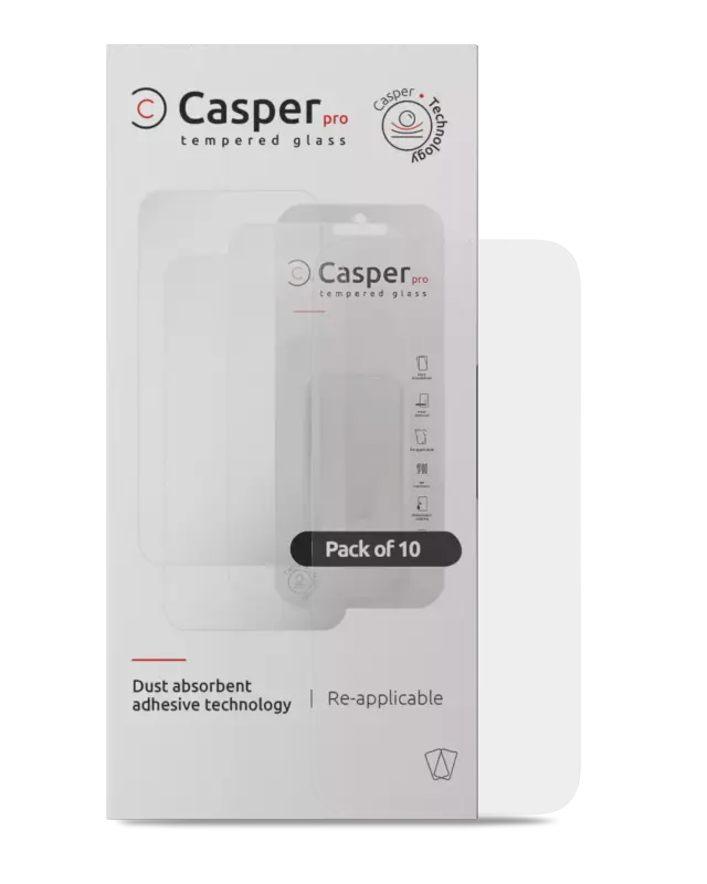 Verre trempé pour Apple iPhone 13 Pro Max / 14 Plus (lot de 10, transparent)