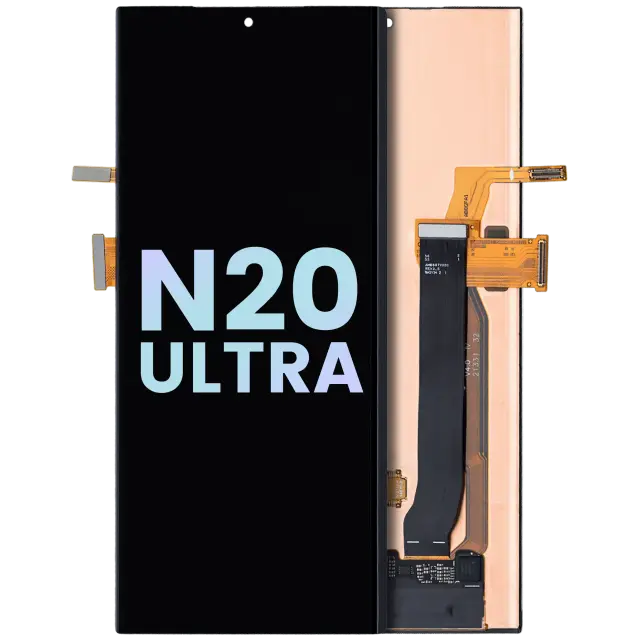 Écran OLED sans châssis pour Samsung Galaxy Note 20 Ultra 5G (pack service origine, toutes couleurs)