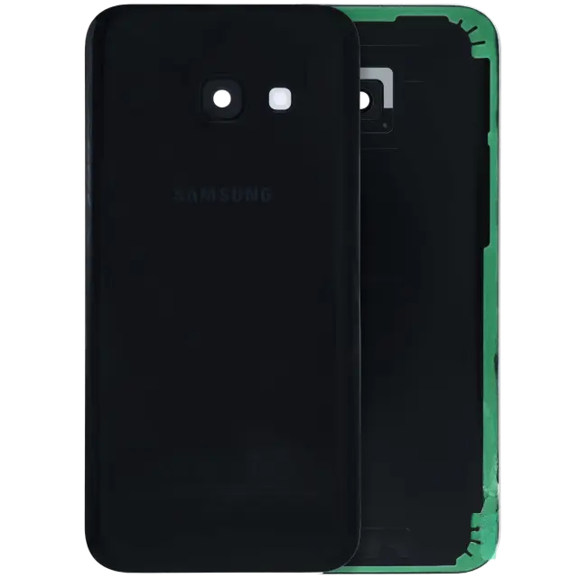 Vitre arrière pour Samsung Galaxy A3 (A320 / 2017) (pack service origine, noir)