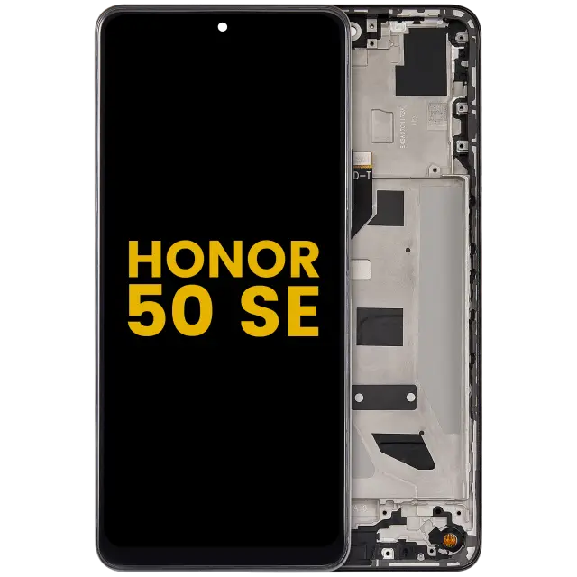 Écran LCD avec châssis pour Honor 50 SE (2021) (reconditionné, noir)