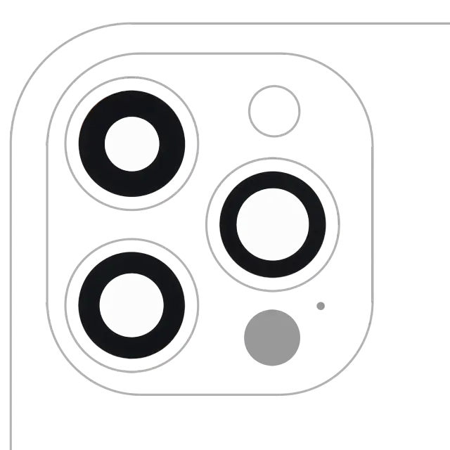 Lentille de caméra arrière avec adhésif pour Apple iPhone 12 Pro Max (lot de 3, compatible premium, lot de 10)