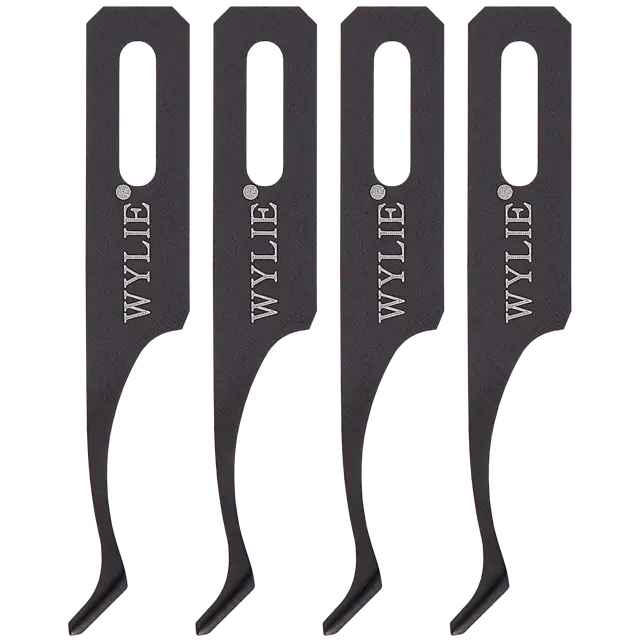 Lames de scalpel Wylie WL-365E modèle D pour colle noire d’underfill (jeu de 4 pièces)