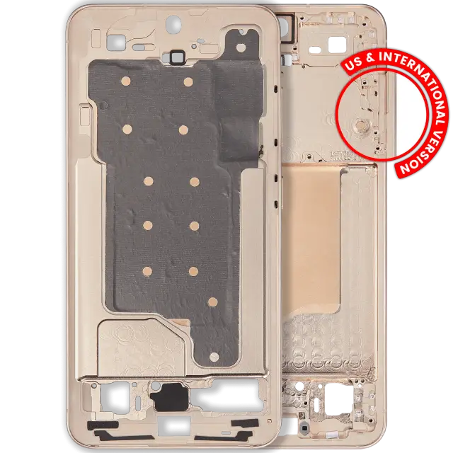 Châssis pour Samsung Galaxy S25 5G (version US & internationale, Pink Gold)
