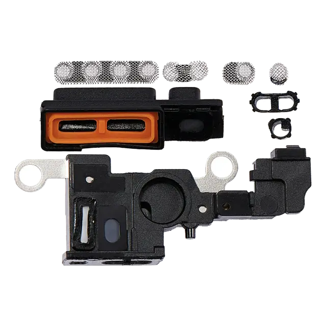 Grille de haut-parleur / micro pour Apple iPhone 14 (lumière stellaire, lot de 10)