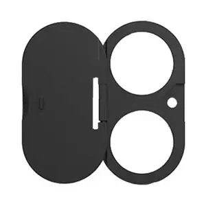 Protection Lentille avec Cache Camera Apple iPhone 16/iPhone 16 Plus Noir