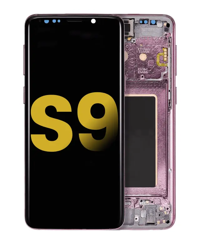 Écran OLED avec châssis pour Samsung Galaxy S9 (reconditionné, Lilac Purple)