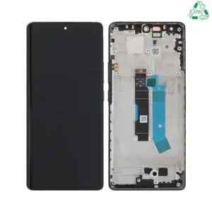Écran Tactile Original Pulled avec Châssis (PIEC) Xiaomi Redmi Note 14 Pro 4G Bleu
