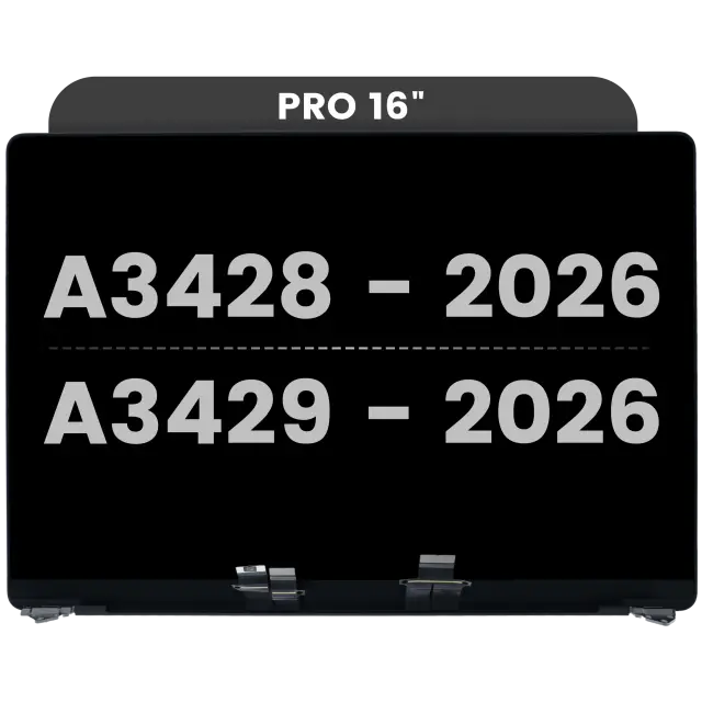 Écran pour Apple MacBook Pro 16" A3428 / A3429 (2026) (origine d'occasion, noir sidéral)