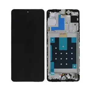 Écran Tactile Original Assembled avec Châssis Compatible Samsung Galaxy M55 5G M556 GH81-25791A Noir