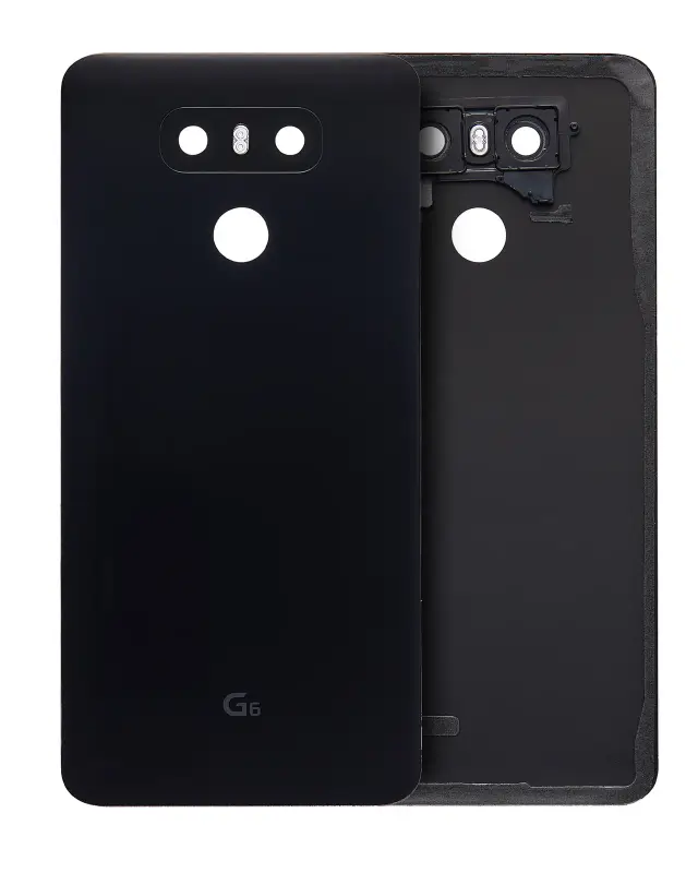 Vitre arrière pour LG G6 (Astro Black)