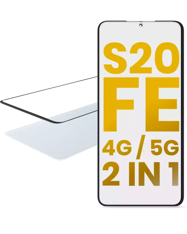 Vitre d’écran avec OCA pour Samsung Galaxy S20 FE 4G / 5G