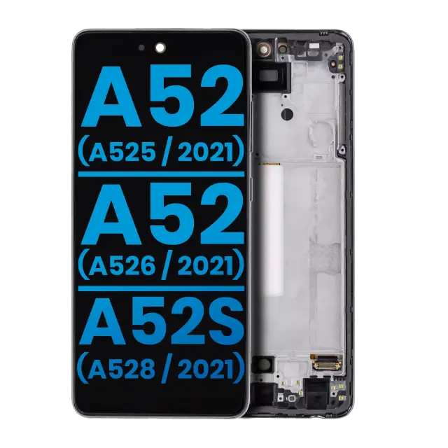 Écran pour Samsung Galaxy A52 4G (A525 / 2021) / A52 5G (A526 / 2021) / A52S (A528 / 2021) (Aftermarket : Incell, Awesome Black)
