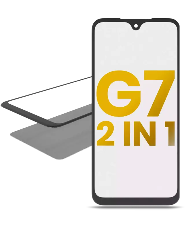 Vitre d’écran avec OCA pour Motorola Moto G7 (XT1962 / 2019)
