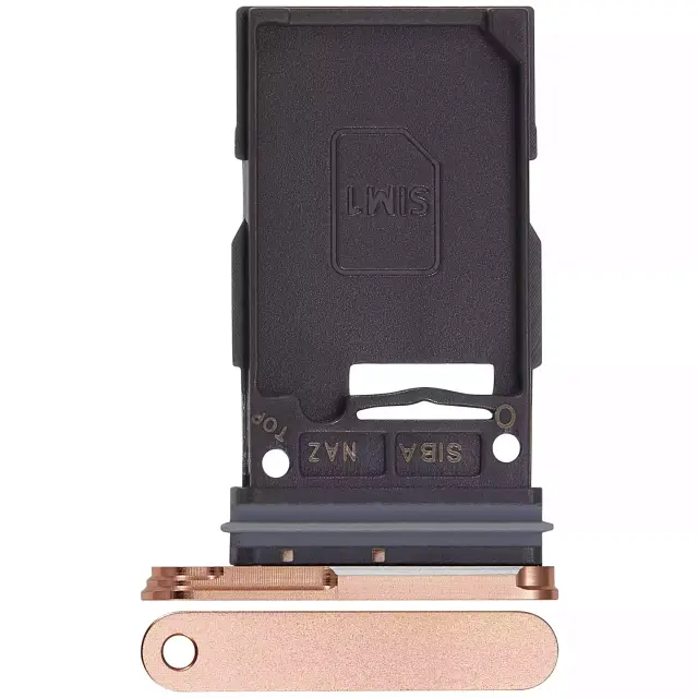 Tiroir simple SIM pour Samsung Galaxy S24 5G / S24 Plus 5G (Sandstone Orange)