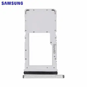 Tiroir SIM Original Samsung Galaxy Tab A7 Wi-Fi T500 GH81-19669A Argent Métallique