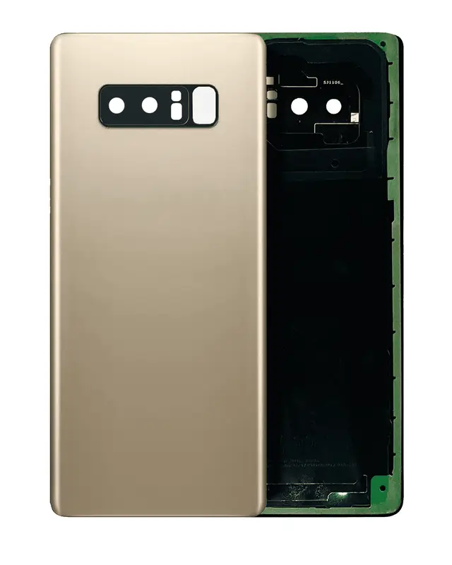 Vitre arrière pour Samsung Galaxy Note 8 (sans logo, compatible premium, Maple Gold)