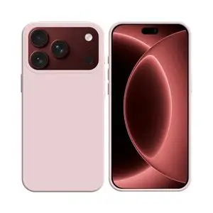 Coque Silicone Compatible pour Apple iPhone 17 Pro Max/iPhone 18 Pro Max #19 Rose Gold