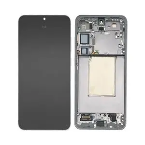 Écran Tactile Soft Oled avec Châssis Samsung Galaxy S25 Plus S936 Gris