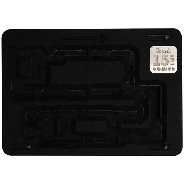 Plateforme de rebillage de cadre intermédiaire Qianli pour iPhone 15 (toute la série)