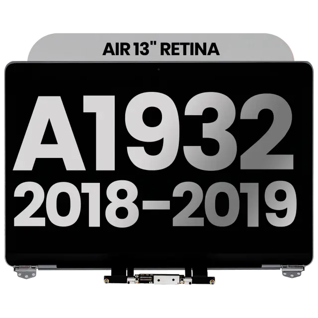 Écran pour Apple MacBook Air 13" A1932 (2018-2019) (origine d'occasion, gris sidéral)