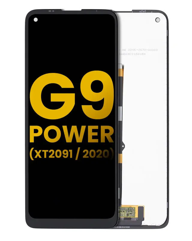 Écran LCD sans châssis pour Motorola Moto G9 Power (XT2091 / 2020) (reconditionné, toutes couleurs)