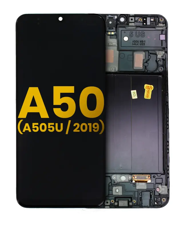 Écran OLED avec châssis pour Samsung Galaxy A50 (A505U / 2019) (reconditionné, toutes couleurs)