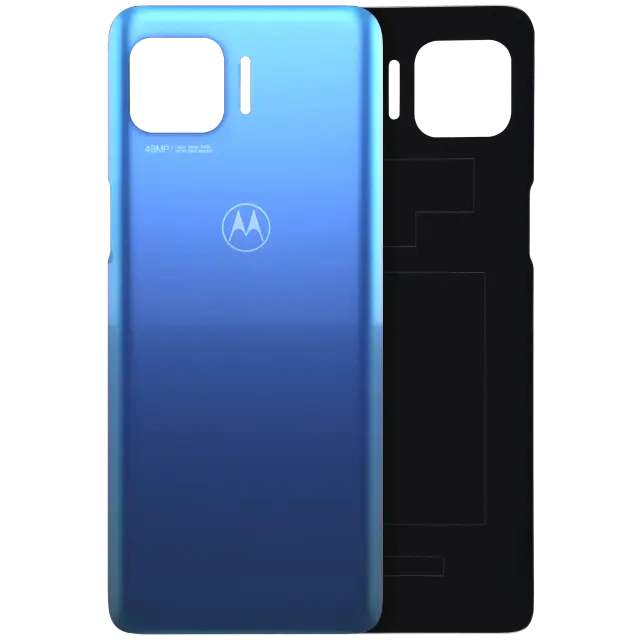 Vitre arrière pour Motorola Moto G 5G Plus (XT2075-3 / 2020) (origine, Surfing Blue)