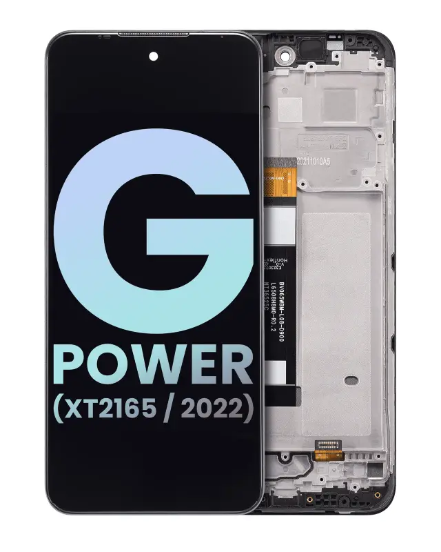 Écran LCD avec châssis pour Motorola Moto G Power (XT2165 / 2022) (origine, toutes couleurs)