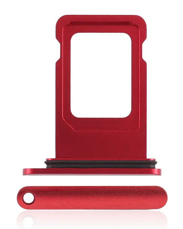 Tiroir double SIM pour Apple iPhone XR (rouge)