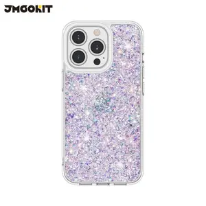 Coque de Protection Twinkle JMGOKIT pour Apple iPhone 16 Pro Argent
